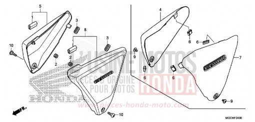 SIDE COVER CB1100CAH de 2017